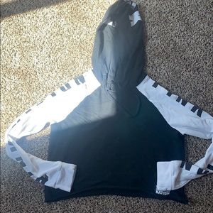 Cropped light weight hoodie